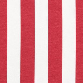 Decostof Canvas Strepen – rood/wit, 