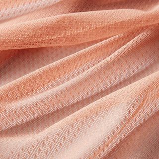 Elastische kanten stof kleine stippen – zalm, 