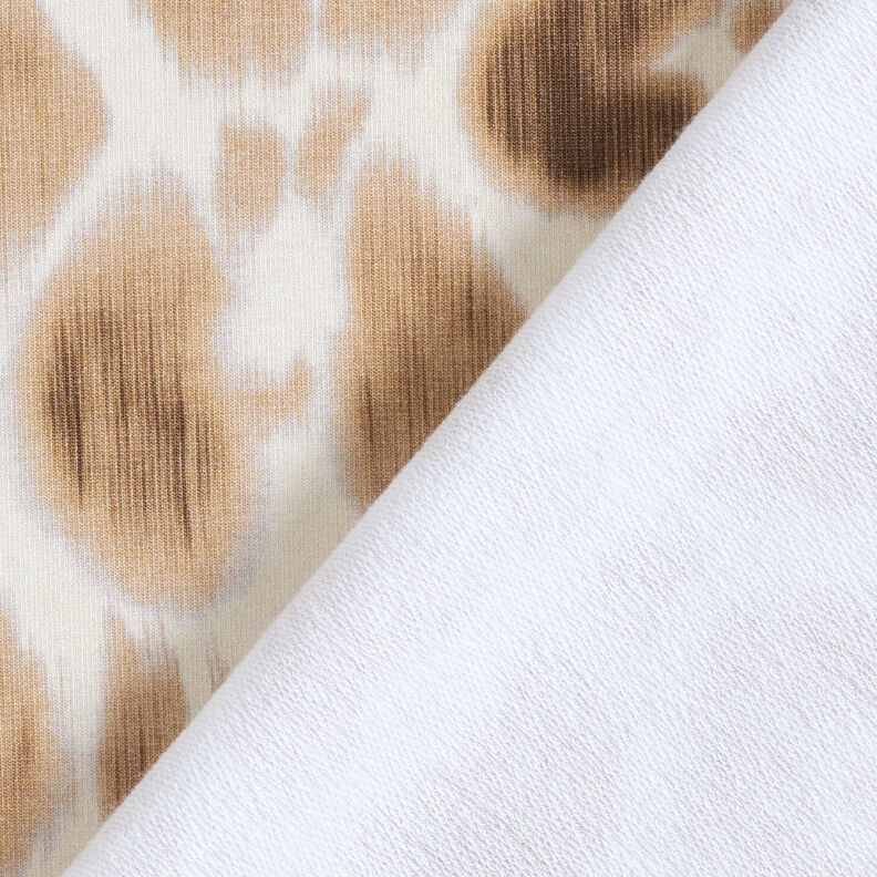 GOTS French Terry Batik luipaardpatroon | TCC x LOOKS by Wolfgang Joop – reekalf/creme,  image number 6