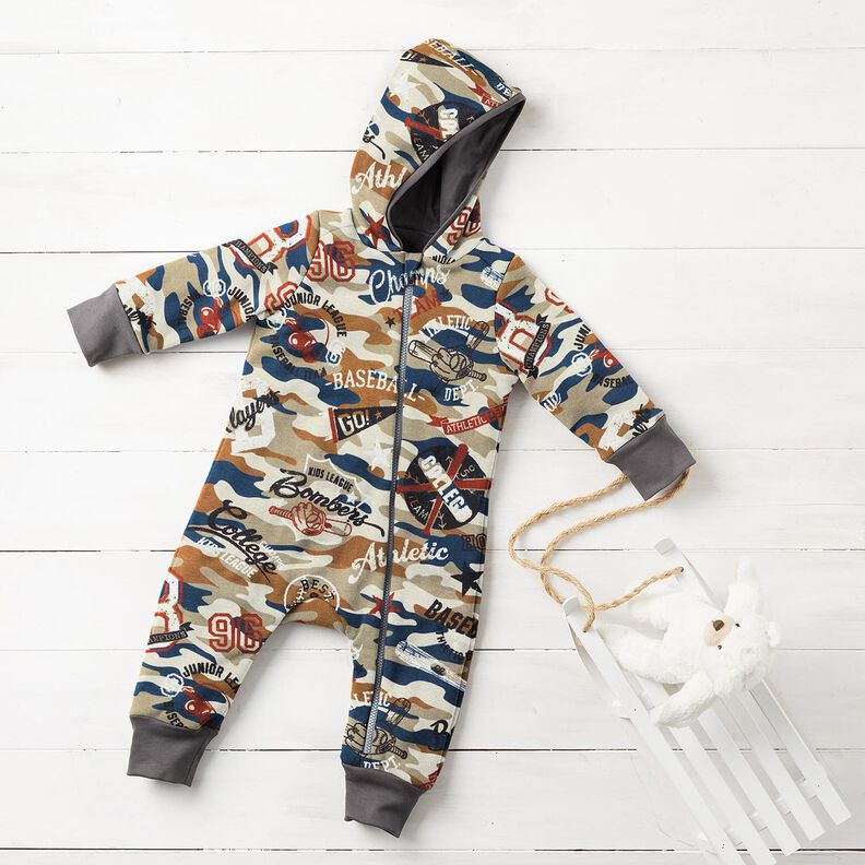 Alpenfleece Honkbal – middelbruin, image number 6