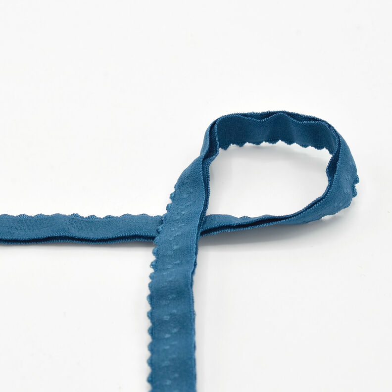 Elastisch boordband kant [20 mm] – petroleum,  image number 1