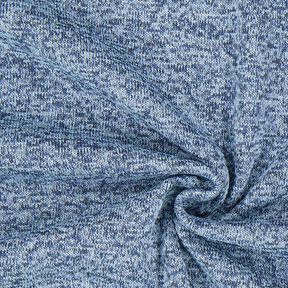 Fleece gebreid – blauw, 