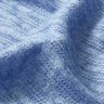 Gebreide stof met kabelpatroon gemêleerd – licht jeansblauw,  thumbnail number 2