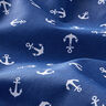 Gecoate katoen Anker – marineblauw,  thumbnail number 2