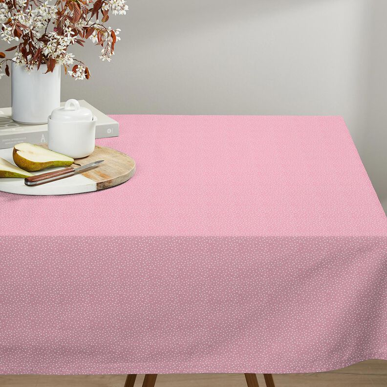 Katoenen stof Cretonne fijne stippen – roze,  image number 8