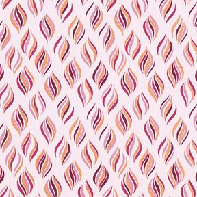 Katoen popeline kerstversiering – roze/oud goud, 