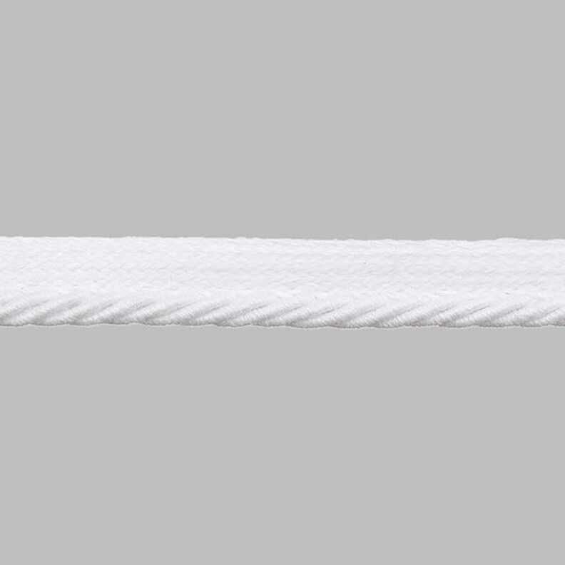 Koord-paspelband [9 mm] - wit,  image number 1