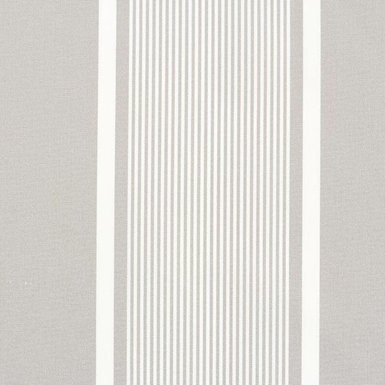 Outdoorstof Canvas Strepenmix – lichtgrijs/wit,  image number 1