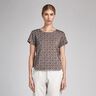 Katoenpopeline bloemenzee – taupe/bruin,  thumbnail number 5
