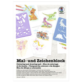 Schilder- en tekenblok A4 [120g/m²], 30 Blad, 