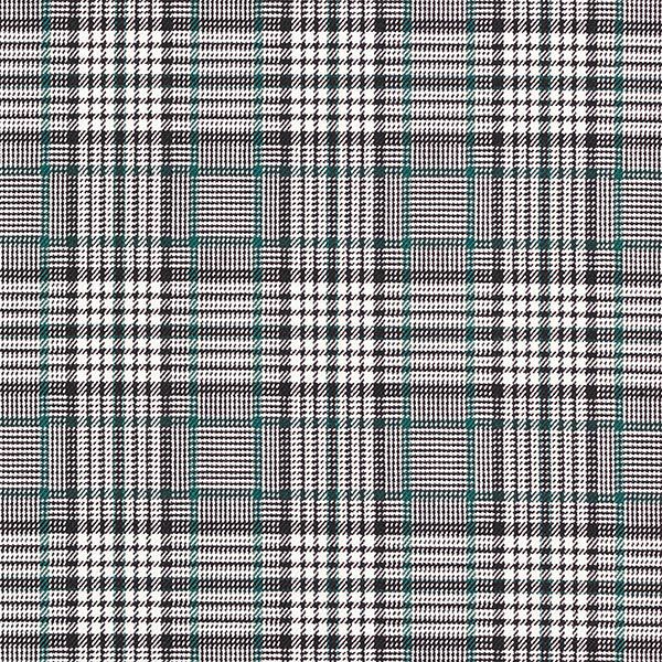 Viscosemix Glencheck groen accent – zwart/wit, image number 1