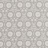 Katoenen stof Cretonne Bloemen en ranken – zilvergrijs/wit,  thumbnail number 1