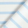 Katoenjersey dwarsstrepen – wit/lichtblauw,  thumbnail number 4