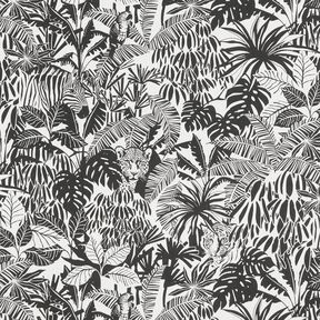Decostof Half panama Jungle – natuur/zwart, 