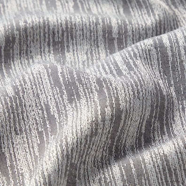Decostof Jacquard abstracte stof gerecycled – grijs, image number 2