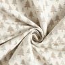 Decostof Jacquard glinsterende dennenbomen – beige/zilver,  thumbnail number 3