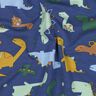 Sommersweat Dino's | Poppy Fabrics – indigo/lichtblauw,  thumbnail number 2