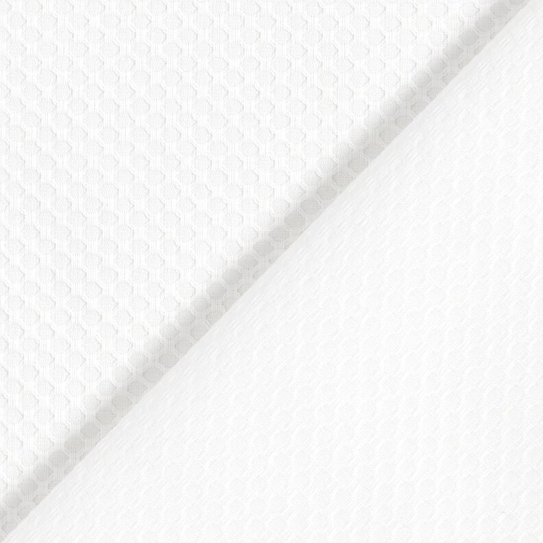 Overhemdstof ruitstructuur – wit,  image number 3