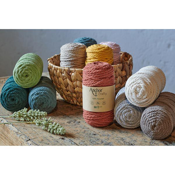 Anchor Crafty Macramé garen, gerecycled [5mm] – mosterd,  image number 4