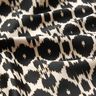 Badpakstof abstracte luipaardprint – zwart/cashew,  thumbnail number 2
