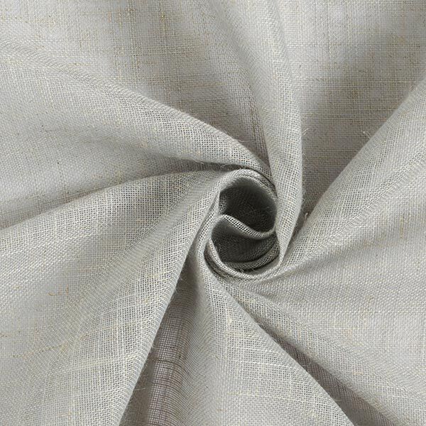 Gordijnstof voile linnenlook 300 cm – lichtgrijs,  image number 1