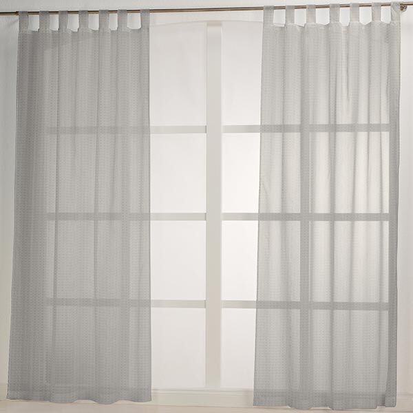 Vitragestof Jute look 280 cm – lichtgrijs, image number 5