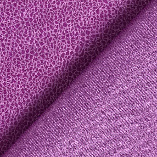 Jersey velours slangenprint – lila, image number 3