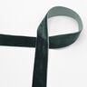 Fluweelband Effen [25 mm] – donkergroen,  thumbnail number 1