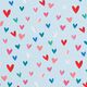 Katoenjersey Lieve hartjes | STENZO – babyblauw,  thumbnail number 1