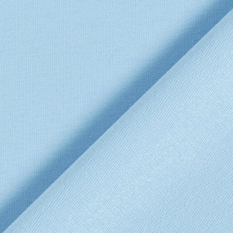 Lichte French Terry effen – stralend blauw,  image number 3