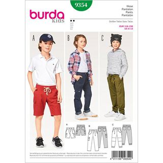 kinderbroek | short, Burda 9354 | 116 - 158, 