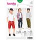 kinderbroek | short, Burda 9354 | 116 - 158,  thumbnail number 1