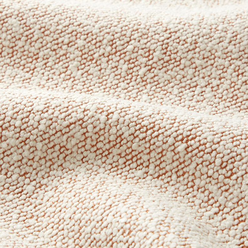 Outdoorstof fijne bouclé – zalm/ecru,  image number 3