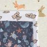 Katoenjersey schattige zeedieren Digitaal printen | Poppy Fabrics – nachtblauw,  thumbnail number 5