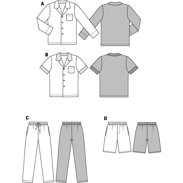 Pyjama, Burda 6741, image number 3