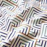 Decostof Half panama moderne diamanten – wit/blauw,  thumbnail number 2