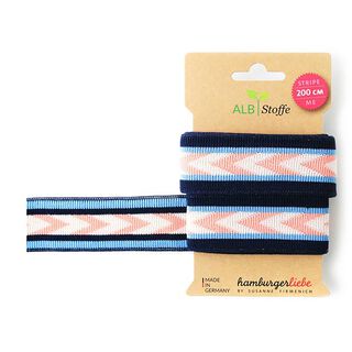 GOTS Biologische boordstof STRIPE ME ICON [200 cm | 3,5 cm] | Albstoffe | Hamburger Liebe, 