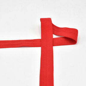 Elastisch bandje (rubberen vouw) mat [20 mm] – rood, 