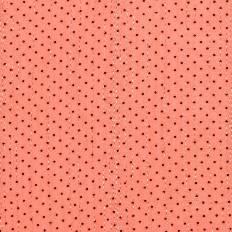 Chiffon glitterstrepen en stippen – oranje, image number 1
