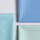 Katoenen stof Cretonne Klein tegelmotief – licht petroleum,  thumbnail number 5