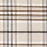 Mantelstof Wolmix Ruwe ruiten – licht taupe/mocca,  thumbnail number 2