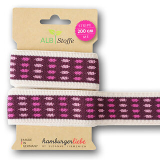 GOTS Biologische boordstof STRIPE ME ICON [200 cm | 3,5 cm] | Albstoffe | Hamburger Liebe, 