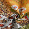 Decopaneel Gobelin Paar vogels – karmijnrood/lichtbeige,  thumbnail number 3