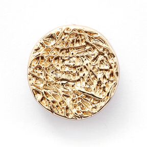Metalen knoop meteoor métallique – goud metalen, 
