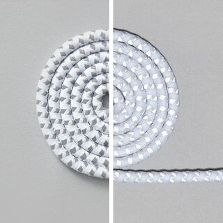 Reflex-koord – wit/zilver, 