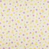 Decostof Half panama kleine lentebloemen – ecru/vanillegeel,  thumbnail number 1