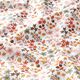 Katoenen stof cretonne Filligrane bloemen – oranje/wit,  thumbnail number 2