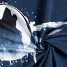 French Terry Panel mystieke wolf | Glitzerpüppi – marineblauw/wit,  thumbnail number 3