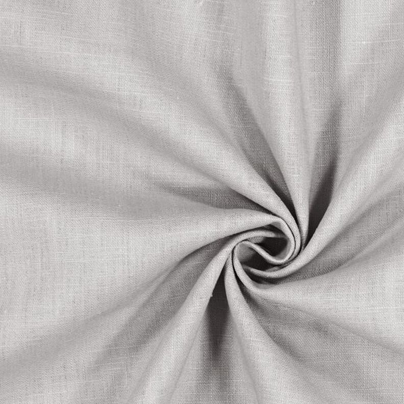 Linnen stof Ramee mix medium – zilver,  image number 1