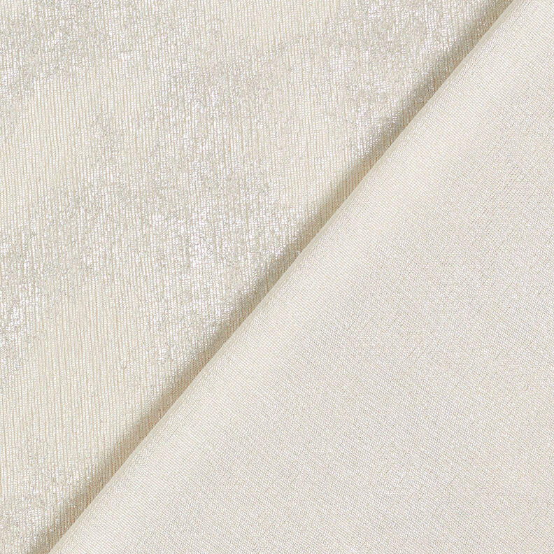 Jersey glitterfolie – natuur/zilver,  image number 6